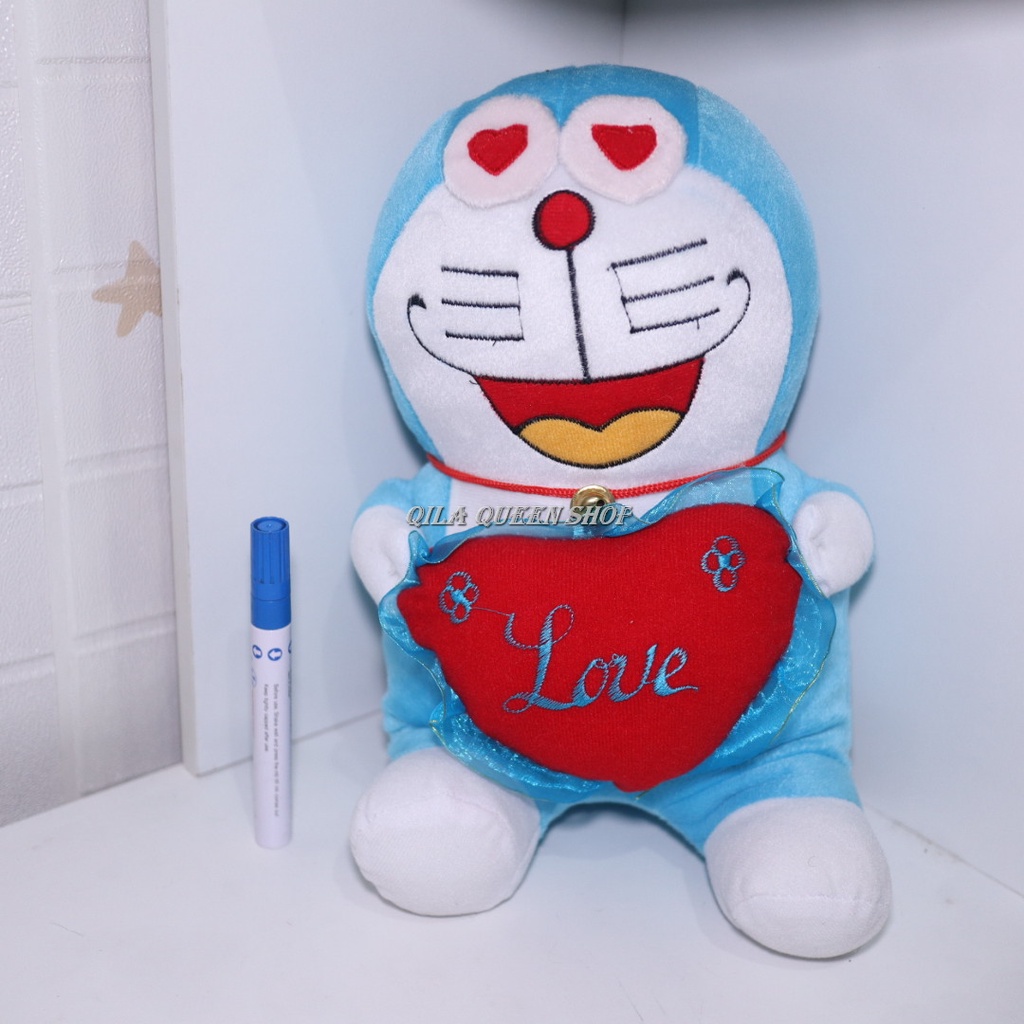 Boneka doraemon mata love M MURAH