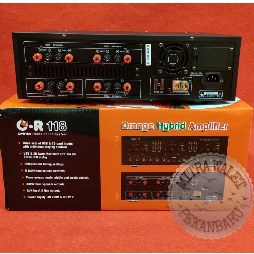 AMPLI WALET O-R 118 Orange hybrid Amplifier
