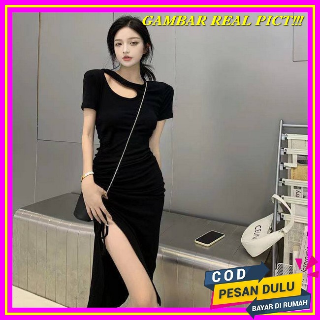 Dress Scuba Midi Sp4 1700 Haily Model | Dres Pesta Gaun Elegant Cocok Untuk Undangan Wedding Nikahan