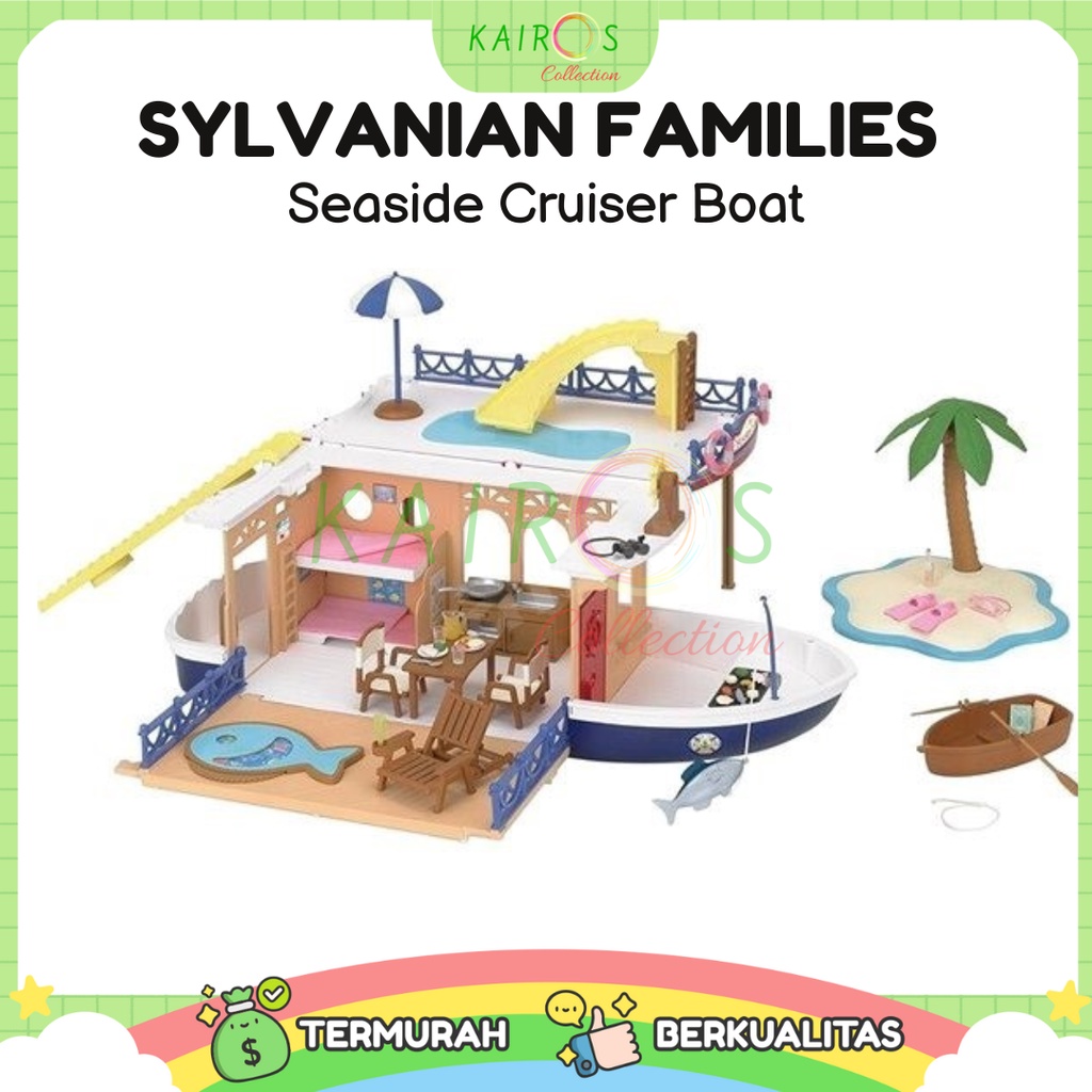 Sylvanian Families Seaside Cruiser Boat