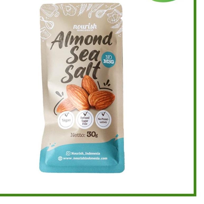 

Paling Laris Almond Sea Salt - Almond Asin dengan Sea Salt 30gr