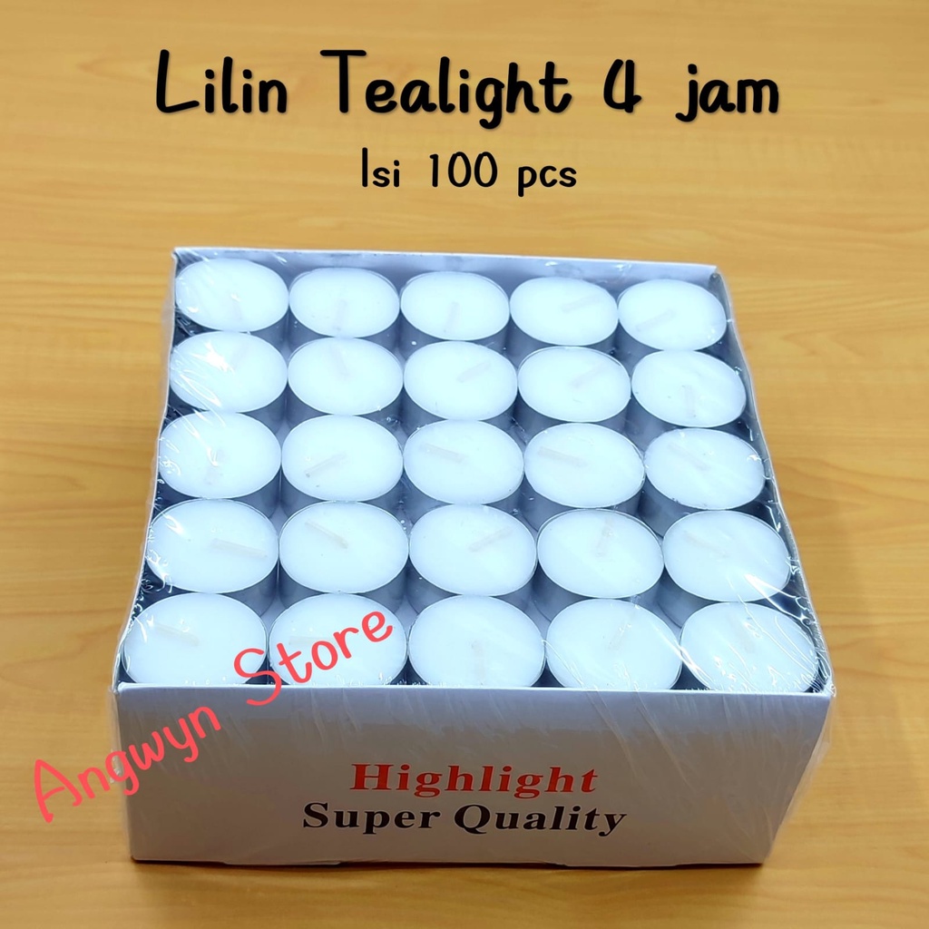 Lilin Tealight / Lilin Aroma Terapi / Lilin Kaleng isi 100 pcs