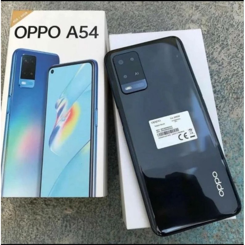 OPPO A54 RAM 4/64GB EX RESMI OPPO INDONESIA DUAL SIM SECOND BEKAS FULLSET ORIGINAL