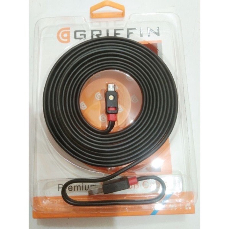 GRIFFIN Kabel Data Panjang 3 Meter Micro Usb Cable Data Premium 300Cm