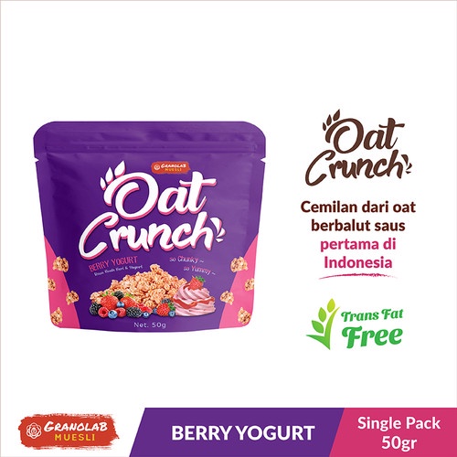 

Granolab Oat Crunch Berry Yoghurt 50 gram