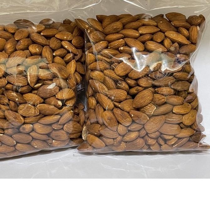 

COD✔️ALMOND MATANG ROASTED TANPA GARAM UTUH 500 GR|KD9