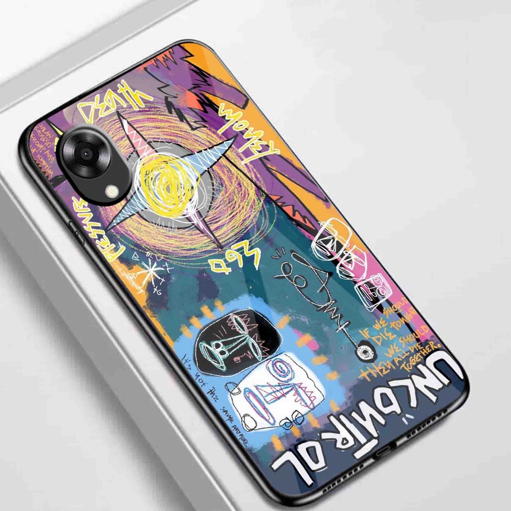 (J02) Softcase Oppo A17k - Softcase Kaca Oppo A17k - Case Aesthetic Oppo A17k - Case keren Oppo A17k