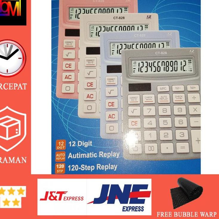 

Update! Kalkulator Citizen CT-828 12 digit check & correct kondisi siap pakai