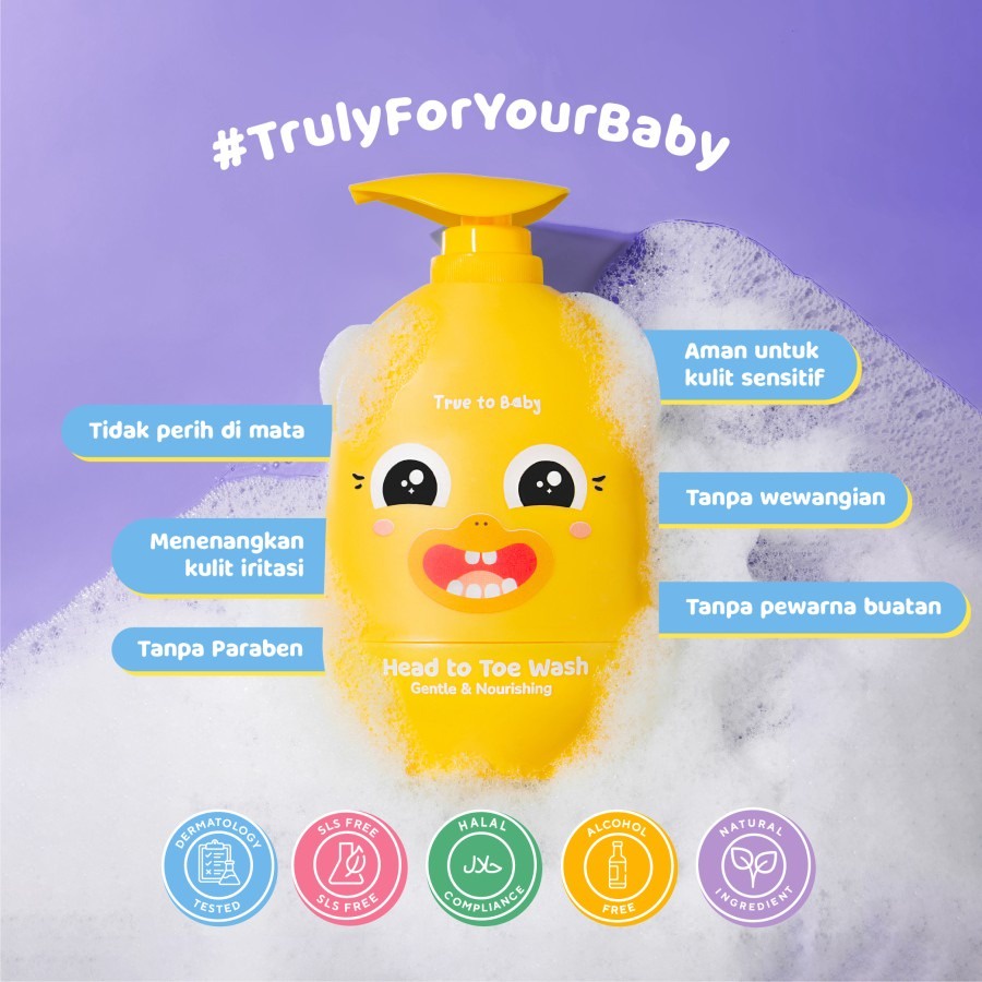 True to Baby Head to Toe Wash | Sampo dan Sabun Bayi