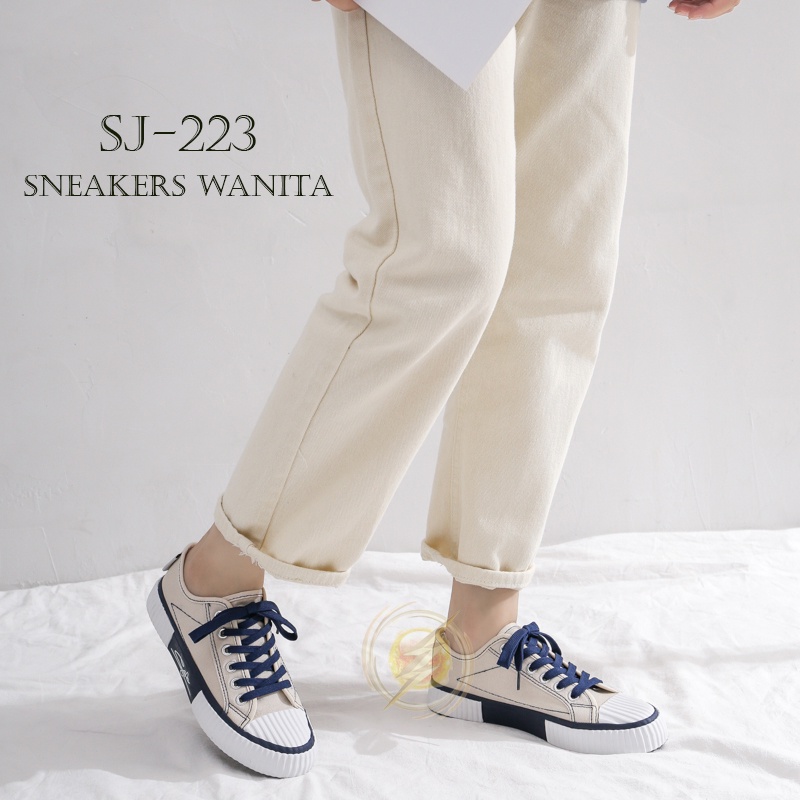 JWALK - Sepatu Sneakers Wanita Casual Wear ala Korea Import Kualitas Super Premium - 223