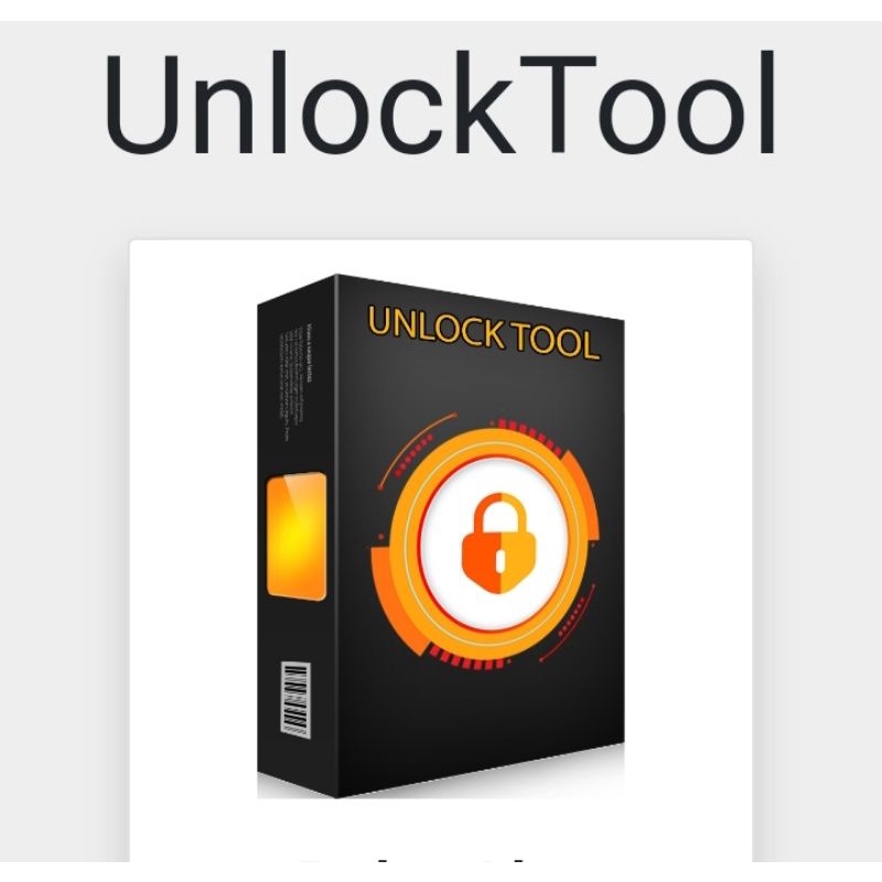 Aktivasi UnlockTool 12 Bulan