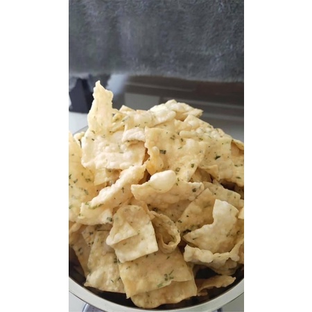 

Krupuk pangsit home made
