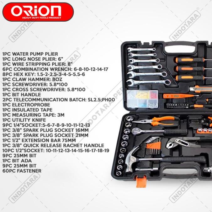 Hand Toolset / Tool Kit Set / Toolkit Toolbox Orion TR-006-4