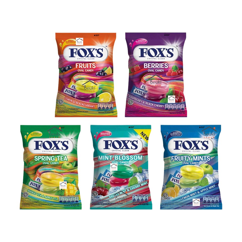 

Fox's Permen Oval Bening Berbagai Varian Pilih Rasa