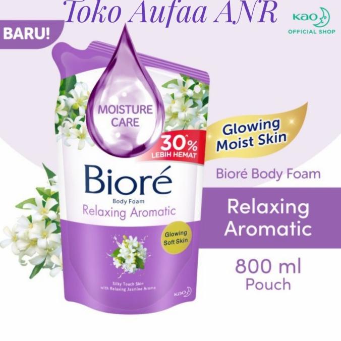 PROMO SERU (BISA COD) biore aromatic relaxing 800ml , sabun cair biore 800ml TERLARIS TERPERCAYA ORI