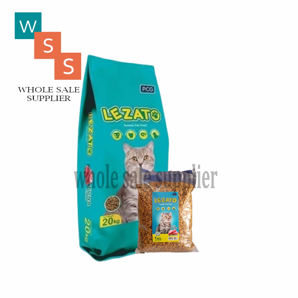 MAKANAN KUCING LEZATO TUNA 7KG REPACK GOSEND &amp; GRAB