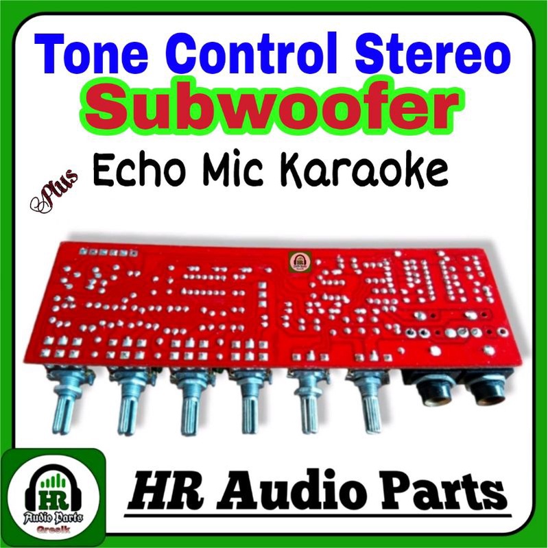 Kit Tone Control Stereo Mic Echo Digital Reverb + Subwoofer CT 15V