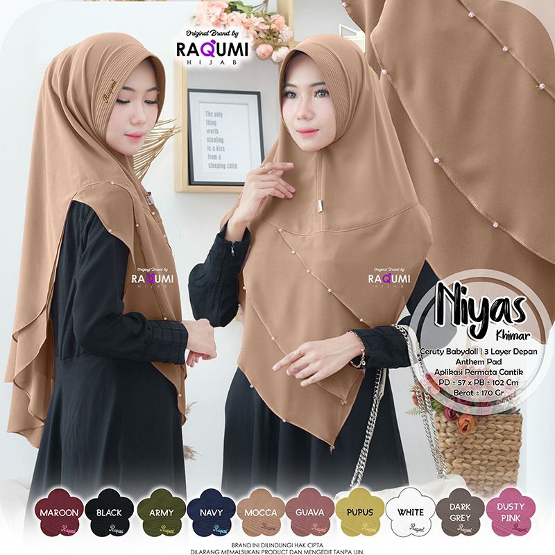 NIYAS BY RAQUMI HIJAB SOLO