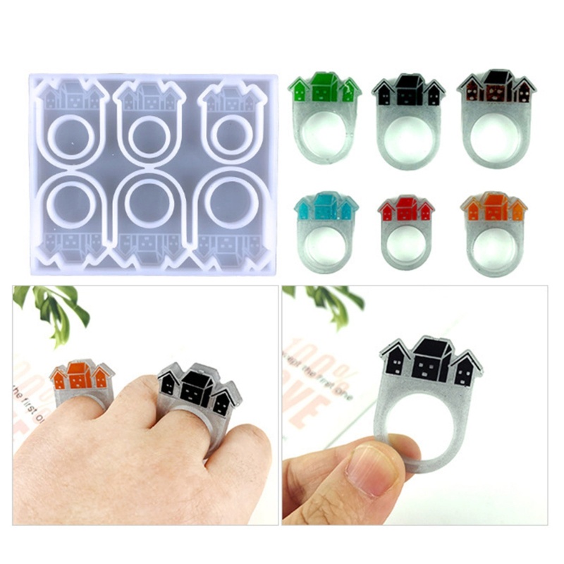 Siy Cincin Cetakan Silikon Untuk Resin Perhiasan Casting Silicone Moulds Making DIY Rings