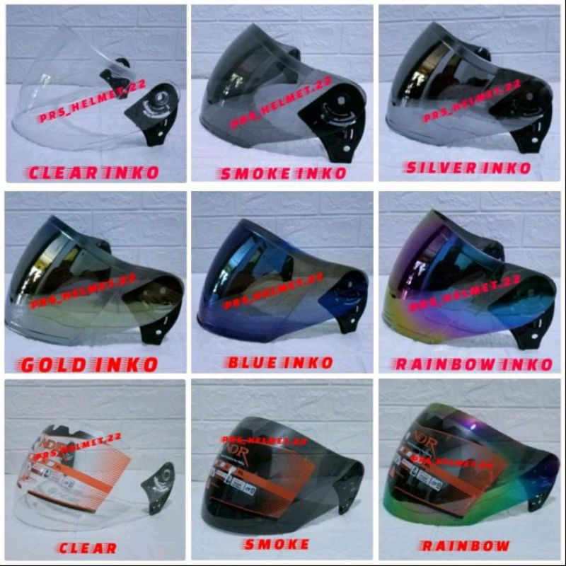 visor helm DYR Osaka/DYR Kyoto