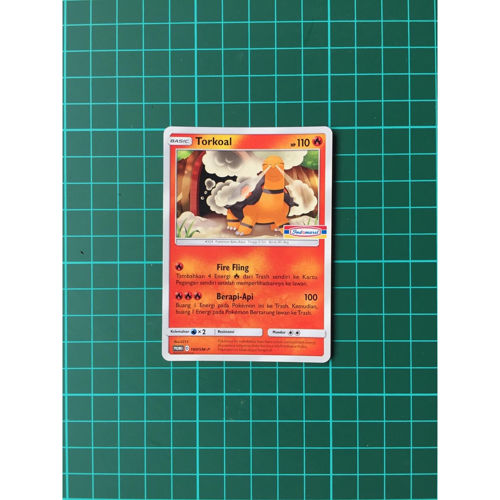 Torkoal Promo Indomaret Kartu Pokemon TCG Indonesia