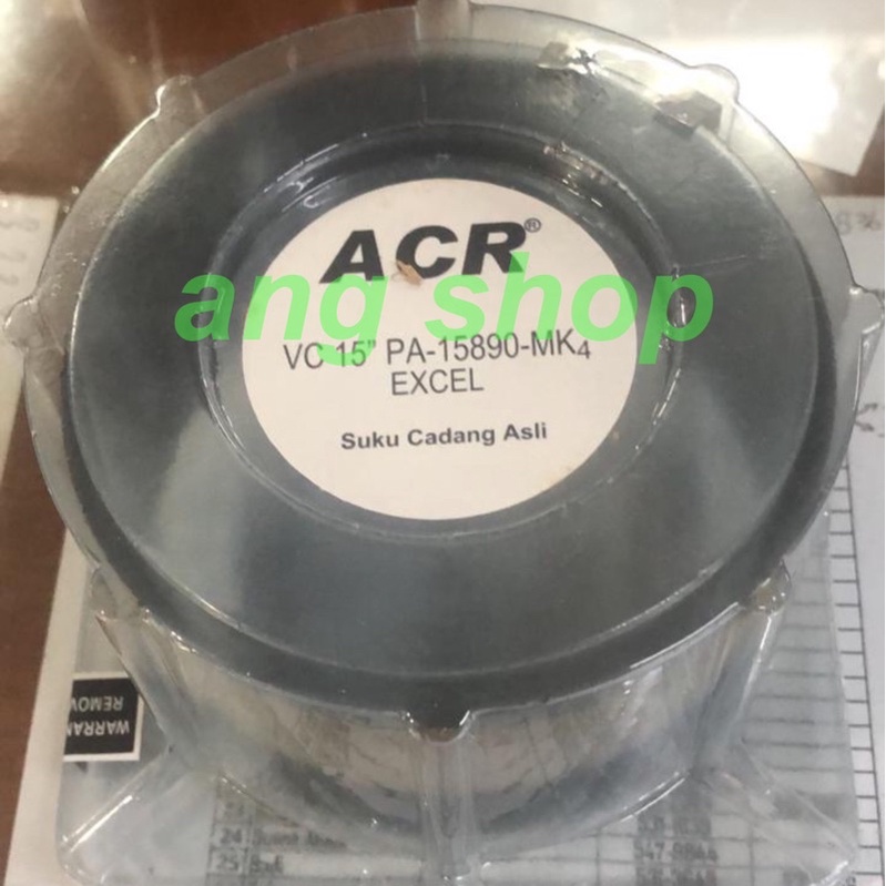 Voice Coil Speaker Excel PA 15890 ACR Original Spoel Spul Spol Excellent 15 In Inch Suku Cadang Asli