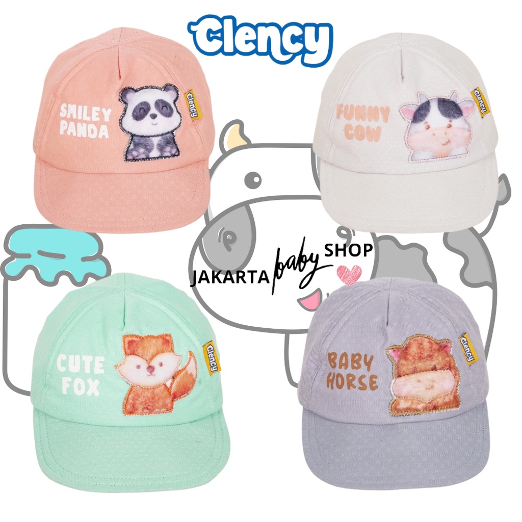 TOPI BAYI BASEBALL KARAKTER 6-12 BULAN CLENCY CLT5441234