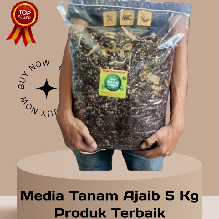 Media Tanam Ajaib 5 Kg, Metan Aglonema, Metan Varigata, Metan Premium