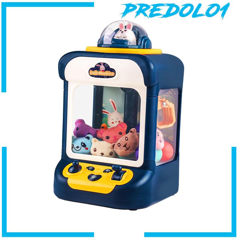 [Predolo1] Vending Grabber Machine Grab Doll Klip Boneka Dengan Suara Untuk Anak Kids