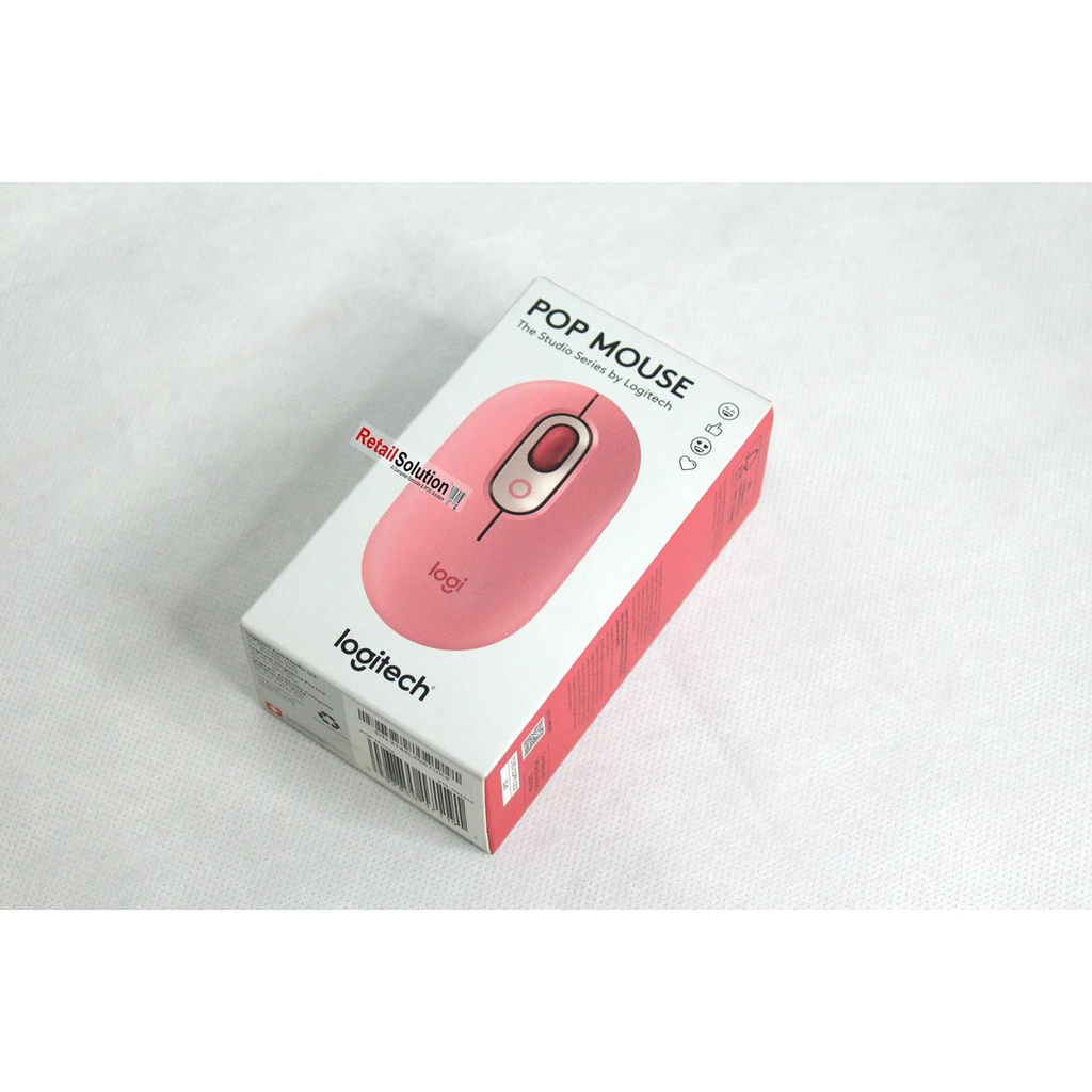 Mouse Wireless Bluetooth Silent - Logitech Pop Emoji Keys