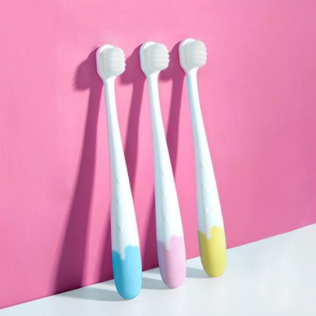 TK Sikat gigi anak bayi bulu super lembut /Cotton toothbrush ice cream R877