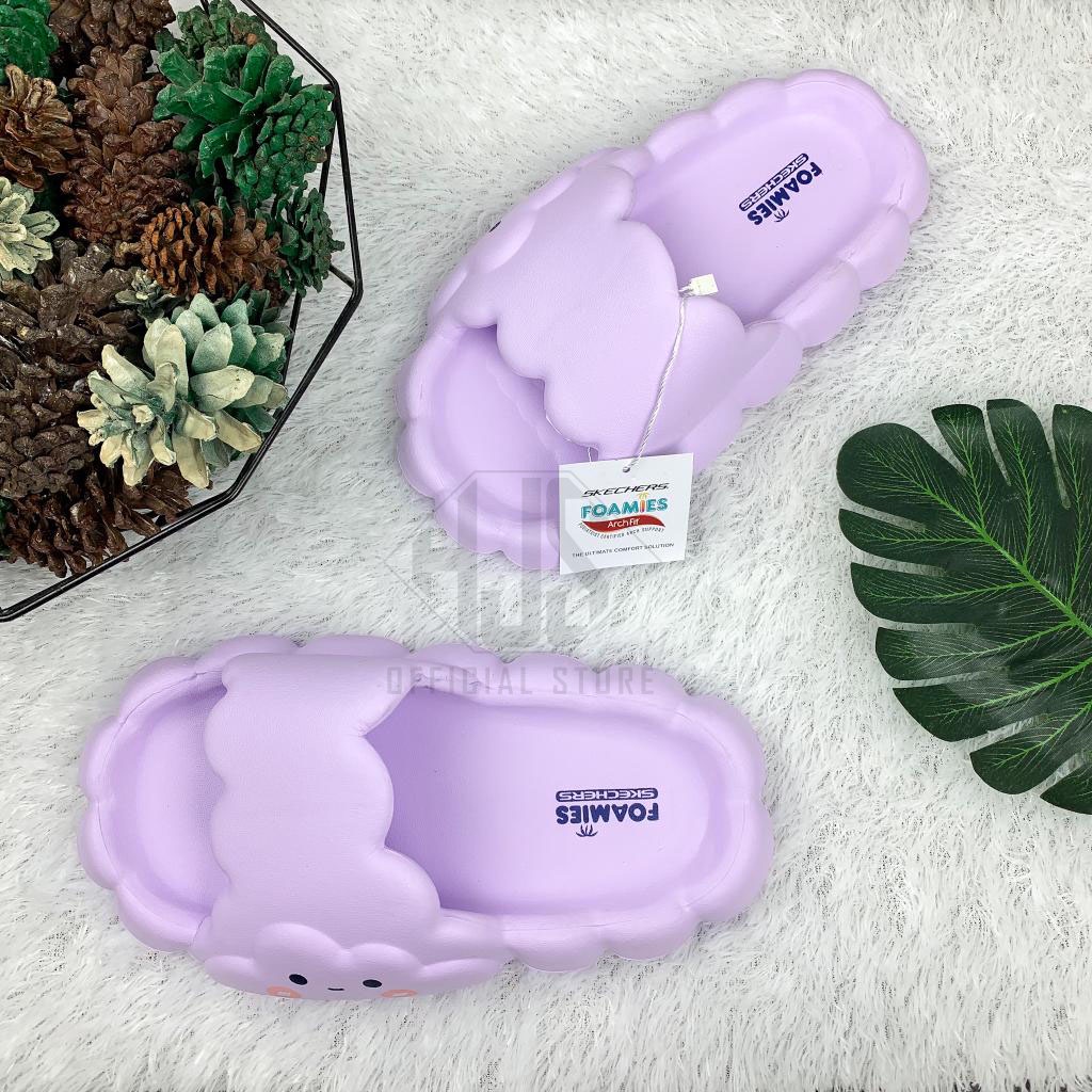 Sandal Wanita Slop Jelly Awan Cloud Sendal Slip On Santai Elastic Empuk Terbaru Anti Slip Elastic Sandal Slop Cewek