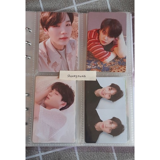 PHOTOCARD PC YOONGI SUGA TEAR Y O U R Yoongi Bobo Yoongi Dilan