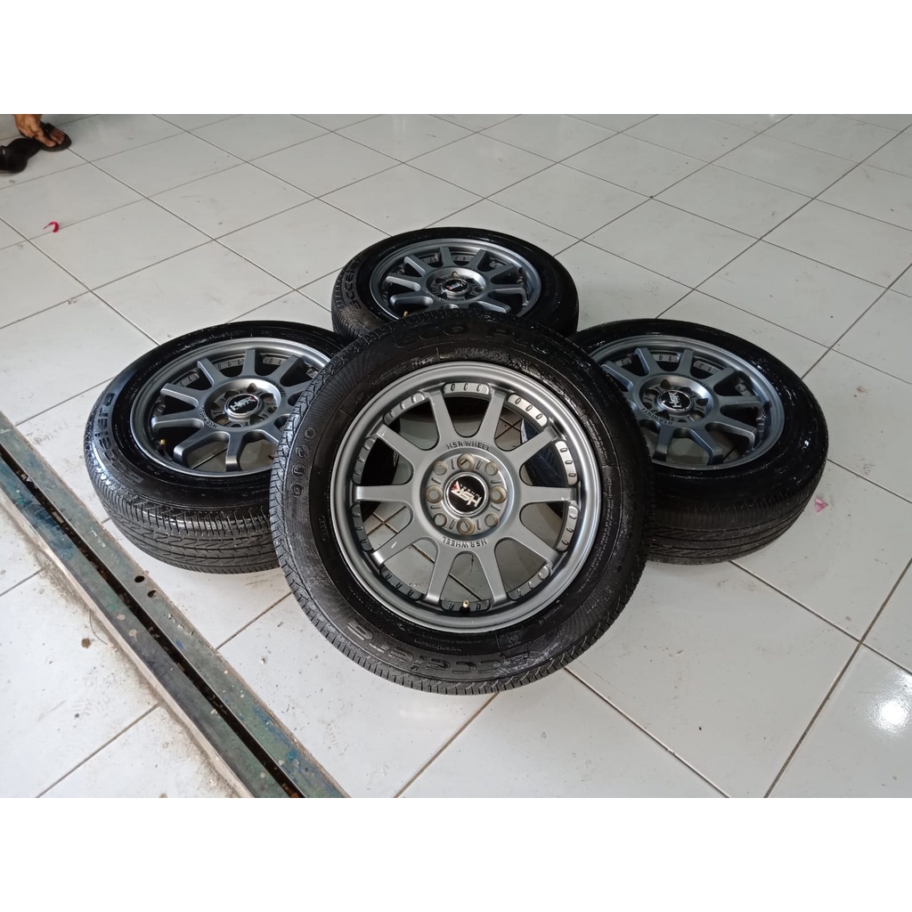 Velg Second Hsr Gymkana R15 Ban 185 65 R15 Bisa Untuk Mobil Avanza, Xenia, Livina, Carry Futura