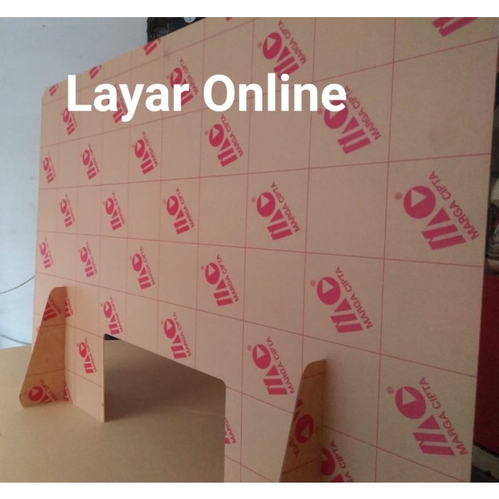 

DISKON Sekat Acrylic 2mm Lebar 100x60cm Meja Teller Kasir Partisi Pembatas Code 2348