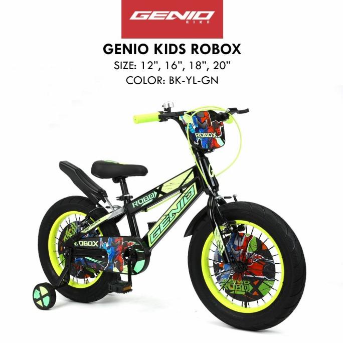 Sepeda Anak Laki Bmx Genio Robox (16 Inch) Ban Besar New #Original