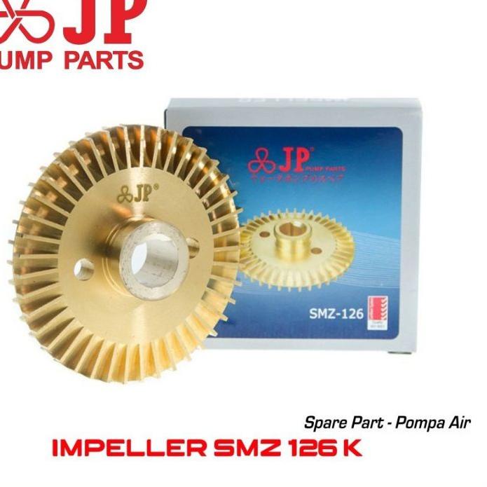 Restock JP Kipas impeller shimizu PS 128/135/130/103 Impeller kuningan Pompa shimizu