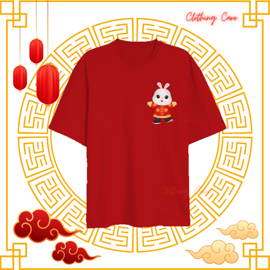 -kaossablonsaya- Kaos Atasan Dewasa Imlek 2023 Kaos Imlek Keluarga Kaos Imlek Couple Kaos Wanita Iml