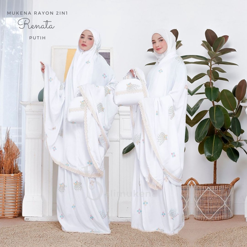 Mukena Dewasa Rayon 2in1 Renata