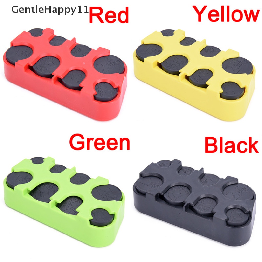 GentleHappy New Euro Coin Dispenser Storage Coins Purse Wallet Holders Storage Box Plastic id