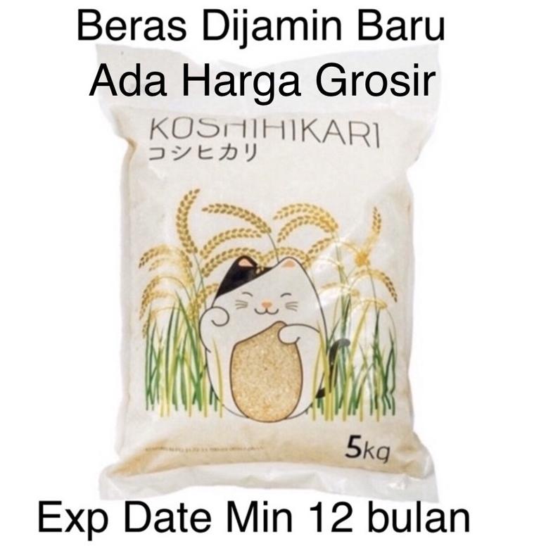 

[KODE PRODUK JS7CK9468] Koshihikari Koshihikari 5kg 5kg Beras Jepang Japan rice japanese Rice 5 kg koshihikari 5kilo EXPIRED Japan