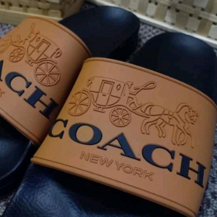 Terlaku sandal/sendal slide pria • sandal COACH ORIGINAL import • sandal slide pria • sandal slide w