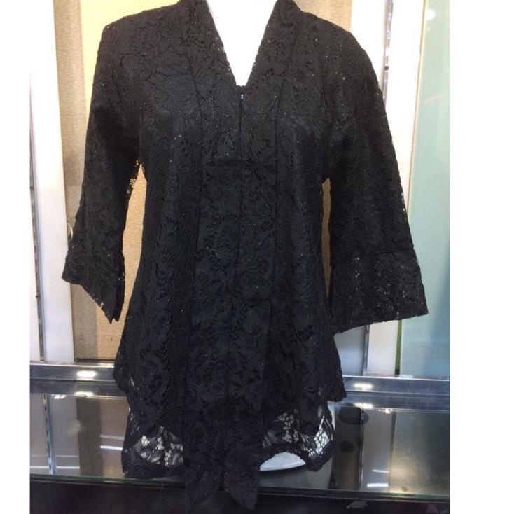 ➚➹✲ Atasan Kebaya Brukat Atasan Kebaya Kartini Atasan Kebaya Kutubaru polos floy Aneka Warna kebaya 
