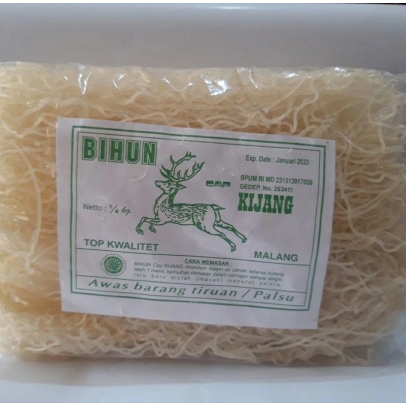 

BIHUN KIJANG 250 GR / BIHUN KRIUK / BIHUN KRIUK/ BIHUN KROTOK / BIHUN CAP KIJANG / BIHUN BERAS