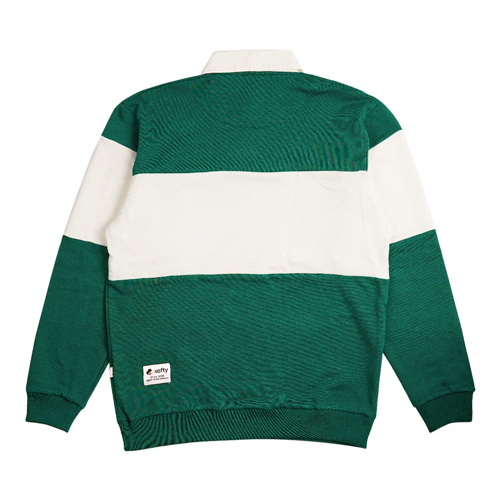 Xofty Salvia Canoli Sweater Crewneck Emerald