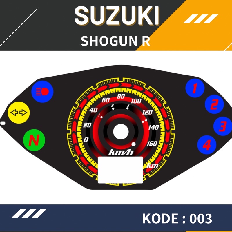 Papan panel Speedometer Suzuki Shogun R