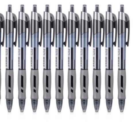 

Serbuuu Deli Gel Pen / Pulpen Gel Retractable Pen Cetek 0.5 mm Tinta Hitam Biru Merah Isi 12 pcs S08~