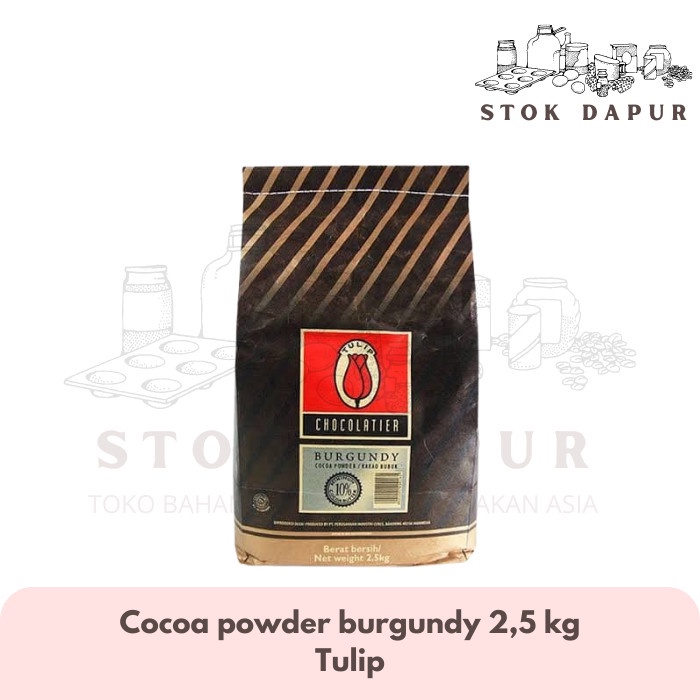 

TULIP burgundy bubuk cokelat cocoa powder