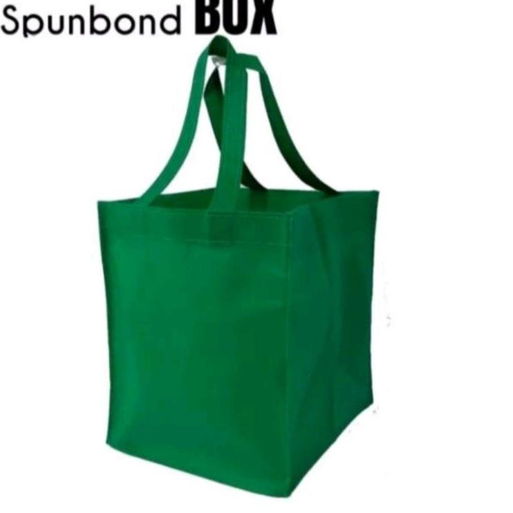 

[L-4U ✪] Goodiebag Box 25 x 25[POLOS TAMPA SABLON]-Tas spundbond-Tas besek-pasti dikirim