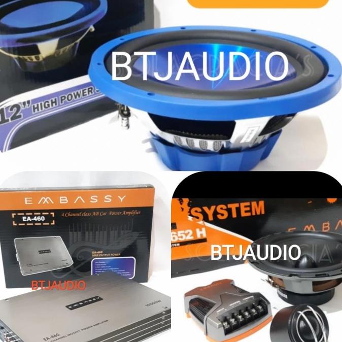 Paket Audio Mobil Sql Merk Embassy